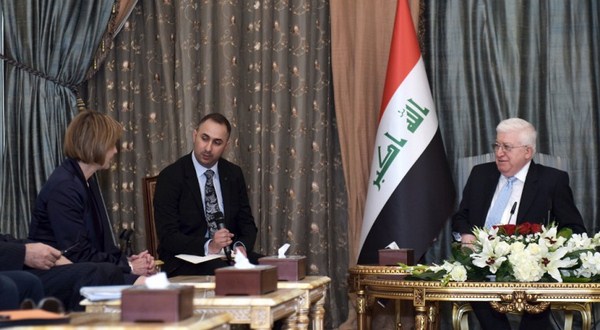 الرئيس معصوم: العراق يريد ربح معركة البناء والتقدم بموازاة ربح المعركة ضد الارهاب